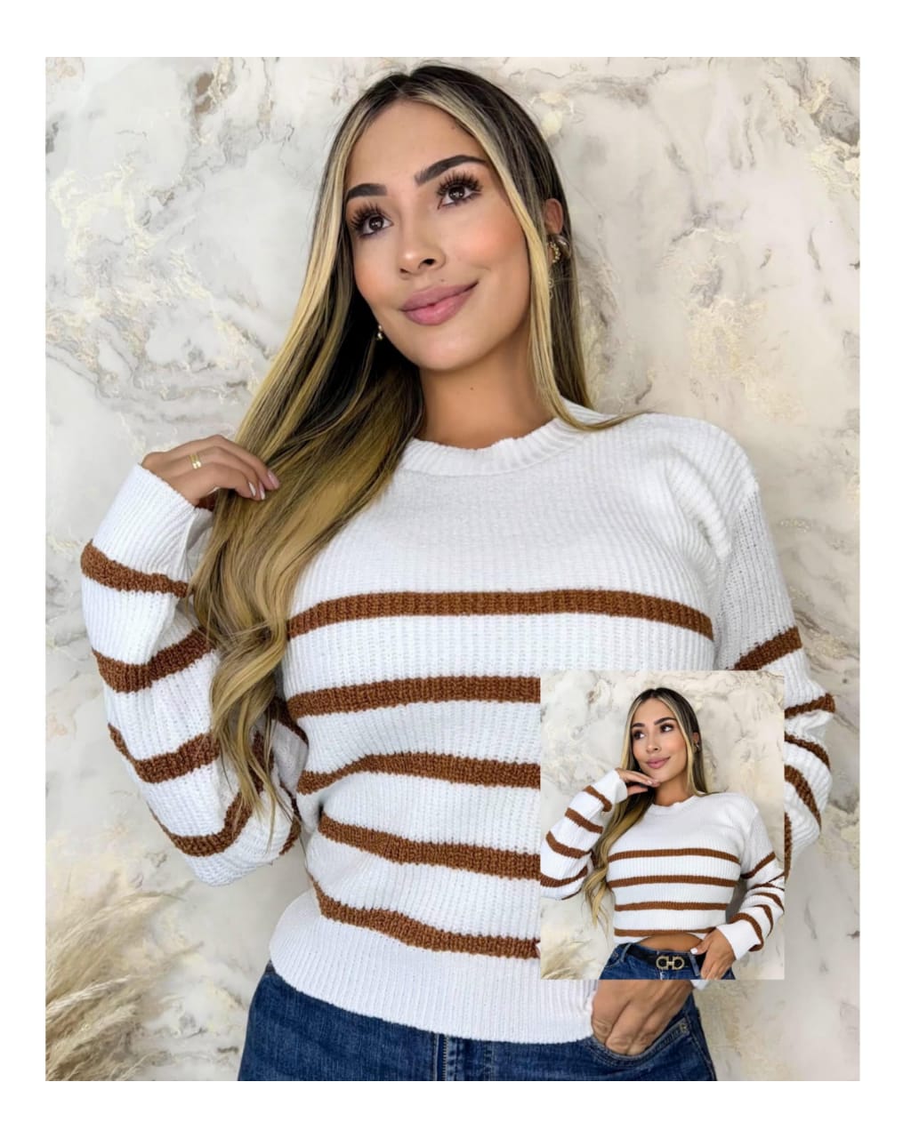 Suéter a rayas