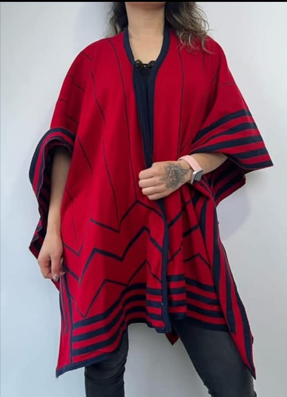 Poncho de Líneas