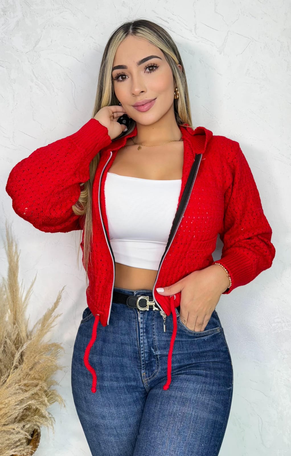 Suéter Capota Abierto