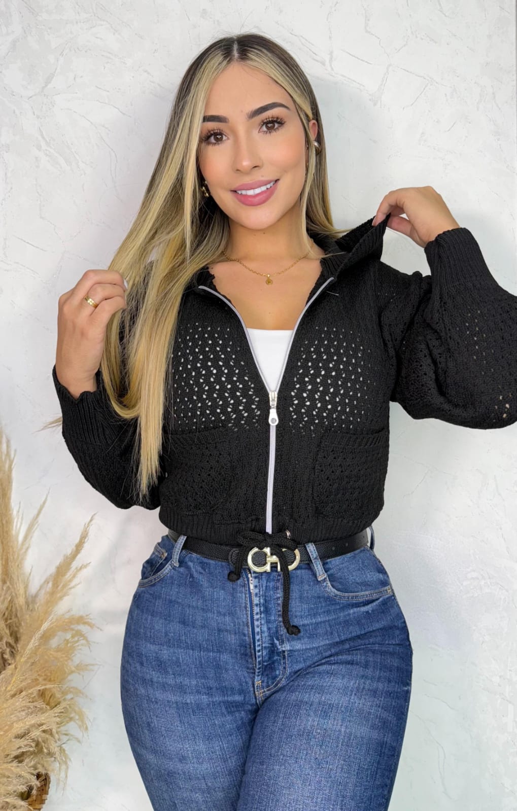 Suéter Capota Abierto