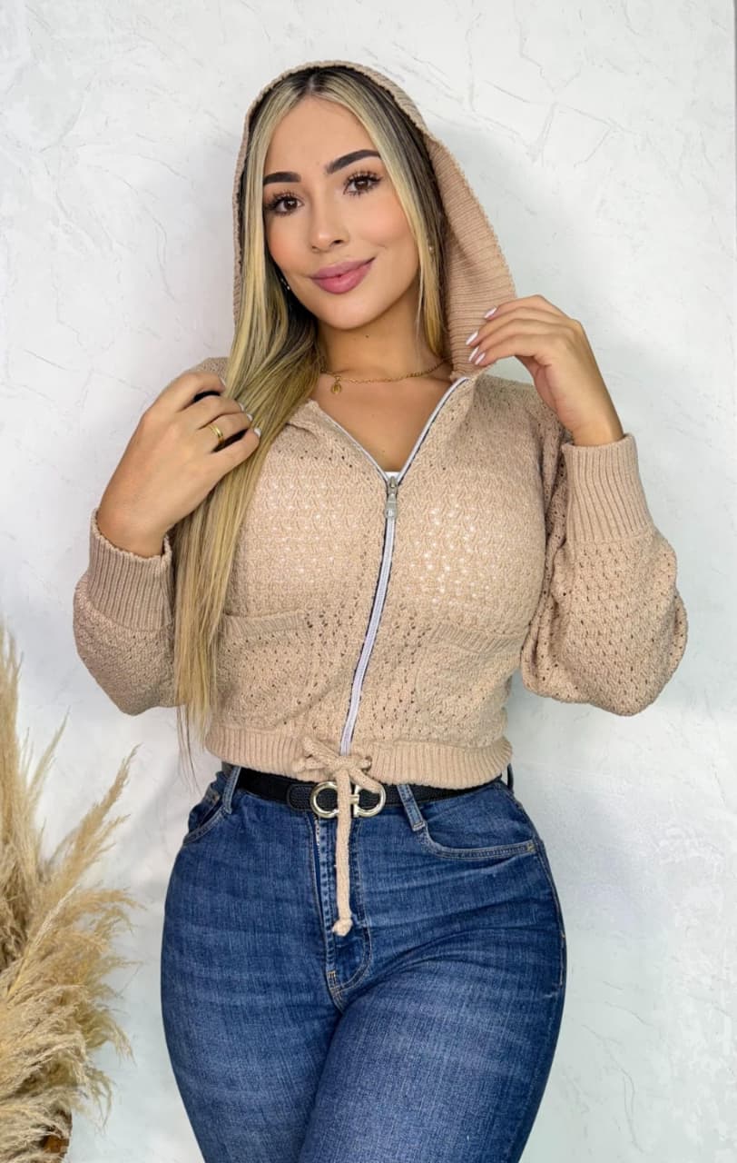 Suéter Capota Abierto