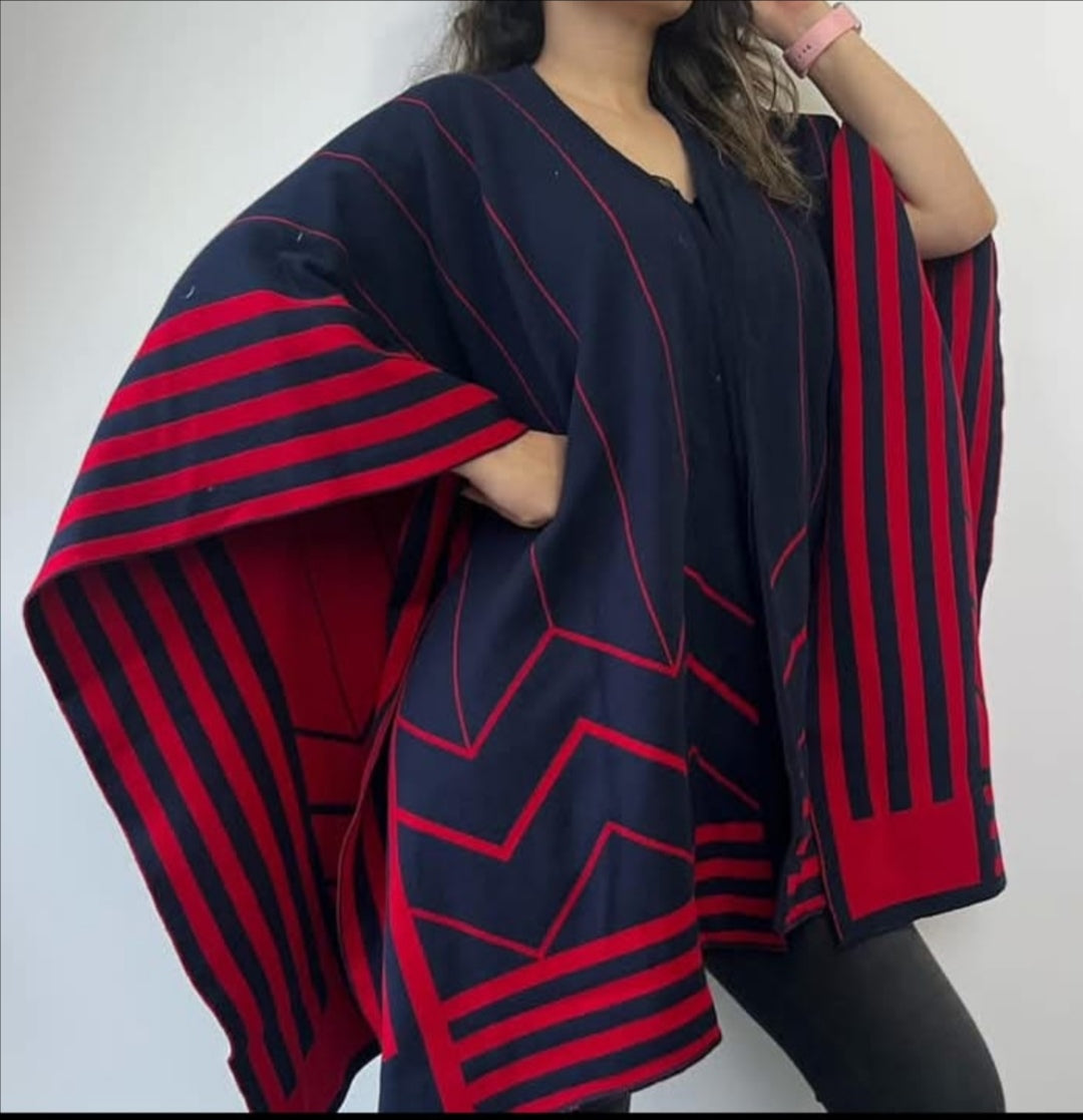 Poncho de Líneas